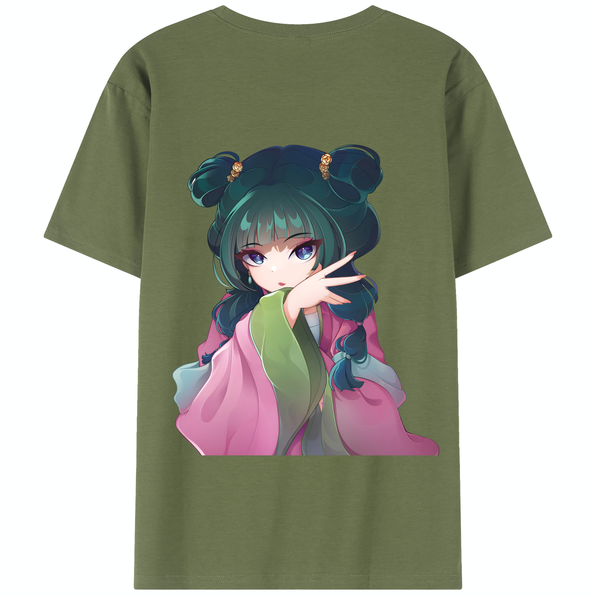 （画像用） 薬屋のひとりごと The Apothecary Diaries 綿100％半袖Tシャツ（背面プリント）